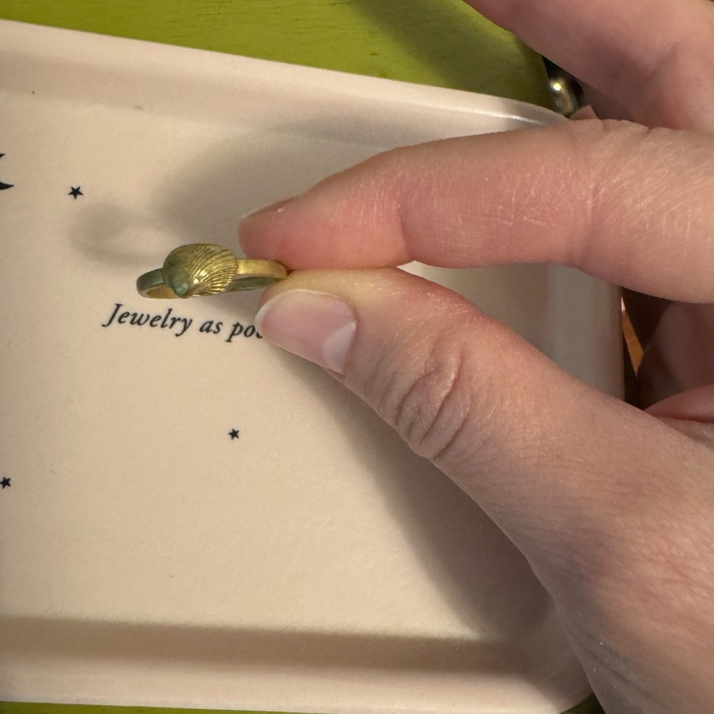 Brass Shell Ring - image 1